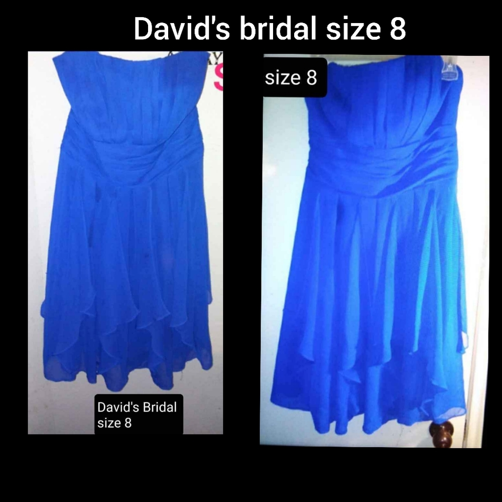 David's bridal dress size 8